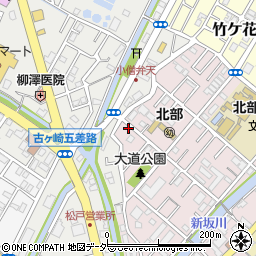 千葉県松戸市根本157周辺の地図