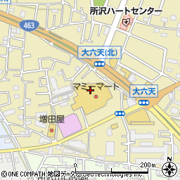 所沢銀座　惣菜店周辺の地図