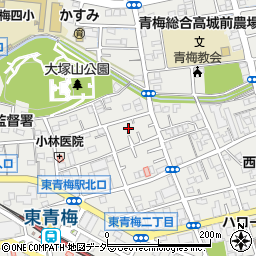 東京都青梅市東青梅2丁目21-16周辺の地図