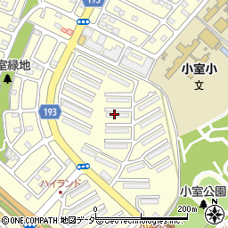 千葉県船橋市小室町周辺の地図