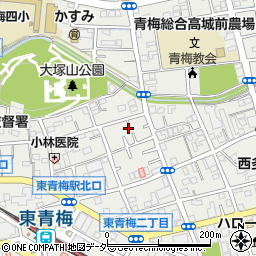東京都青梅市東青梅2丁目21-12周辺の地図