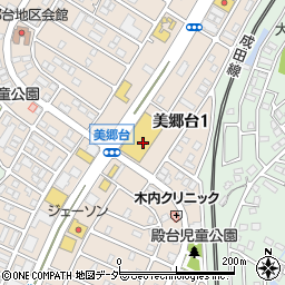 スポーツデポ成田美郷台店周辺の地図
