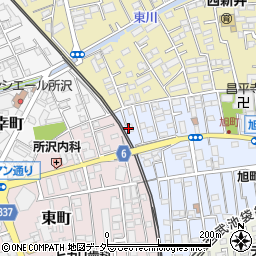 埼玉県所沢市旭町18周辺の地図