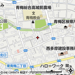 東京都青梅市東青梅3丁目16-61周辺の地図