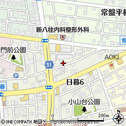 千葉県松戸市日暮6丁目47周辺の地図