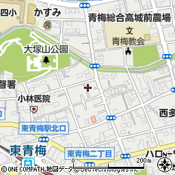 東京都青梅市東青梅2丁目21-10周辺の地図