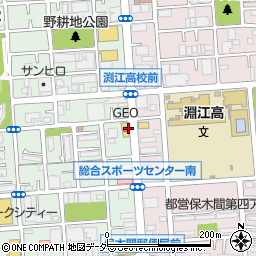 ゲオ　保木間店周辺の地図