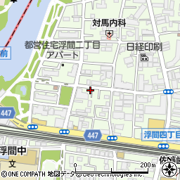 東京都北区浮間2丁目24-19周辺の地図