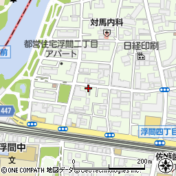 東京都北区浮間2丁目24-19周辺の地図
