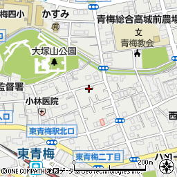 東京都青梅市東青梅2丁目21-17周辺の地図