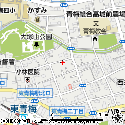 東京都青梅市東青梅2丁目21-13周辺の地図