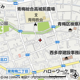 東京都青梅市東青梅3丁目16-5周辺の地図