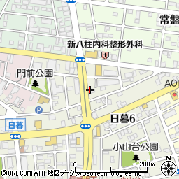 千葉県松戸市日暮6丁目36周辺の地図