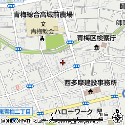 東京都青梅市東青梅3丁目16-9周辺の地図