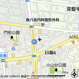 千葉県松戸市日暮6丁目27周辺の地図
