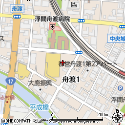 東京都板橋区舟渡1丁目周辺の地図