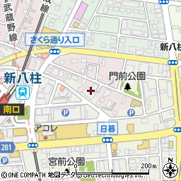 ロイヤルシティ松戸八柱周辺の地図