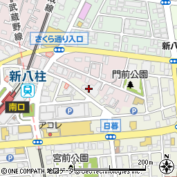 千葉県松戸市金ケ作399周辺の地図