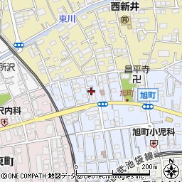埼玉県所沢市旭町20周辺の地図