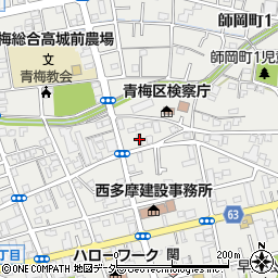 東京都青梅市東青梅3丁目17-23周辺の地図