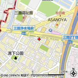 みずほ観光バス東京営業所周辺の地図