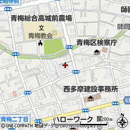 東京都青梅市東青梅3丁目16-30周辺の地図