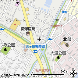 千葉県松戸市古ケ崎781周辺の地図