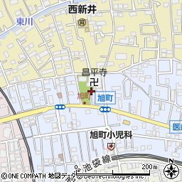 埼玉県所沢市旭町22周辺の地図