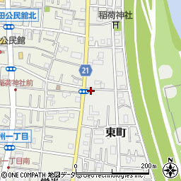 埼玉県三郷市東町80周辺の地図