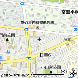 千葉県松戸市日暮6丁目24周辺の地図