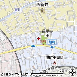 埼玉県所沢市旭町21周辺の地図