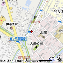 千葉県松戸市古ケ崎882周辺の地図
