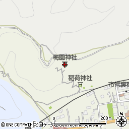 梅園神社周辺の地図