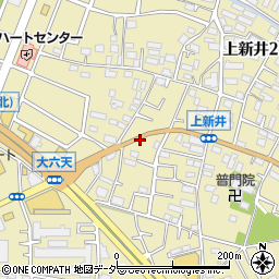 上新井ハイツ周辺の地図