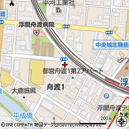東京都板橋区舟渡1丁目7-17周辺の地図