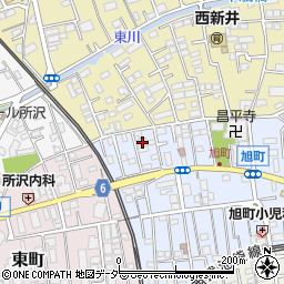 埼玉県所沢市旭町20-4周辺の地図