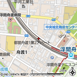東京都板橋区舟渡1丁目16-35周辺の地図