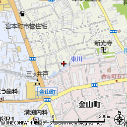 竹山荘周辺の地図