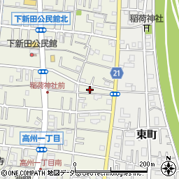 三郷高州郵便局周辺の地図
