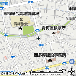 東京都青梅市東青梅3丁目16-15周辺の地図