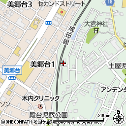 千葉県成田市土屋1862周辺の地図