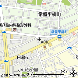 千葉県松戸市日暮6丁目84周辺の地図
