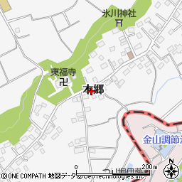 埼玉県所沢市本郷687周辺の地図