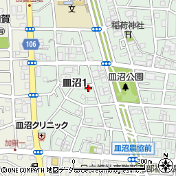 東京都足立区皿沼1丁目8-11周辺の地図