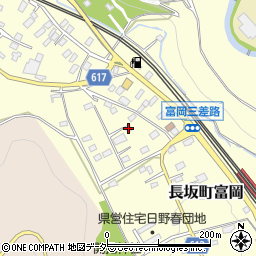 山梨県北杜市長坂町富岡131-2周辺の地図