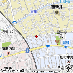 埼玉県所沢市旭町20-5周辺の地図