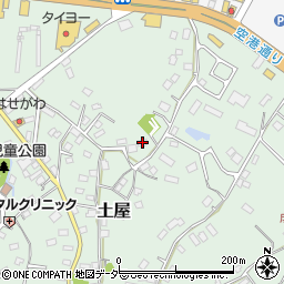 千葉県成田市土屋781周辺の地図