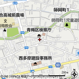 東京都青梅市東青梅3丁目17-16周辺の地図