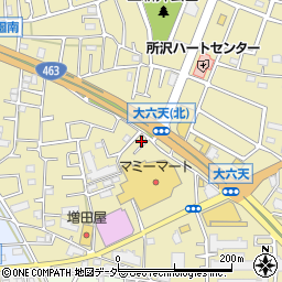 埼玉県所沢市小手指台26-12周辺の地図