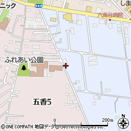 千葉県松戸市六実1丁目49-3周辺の地図